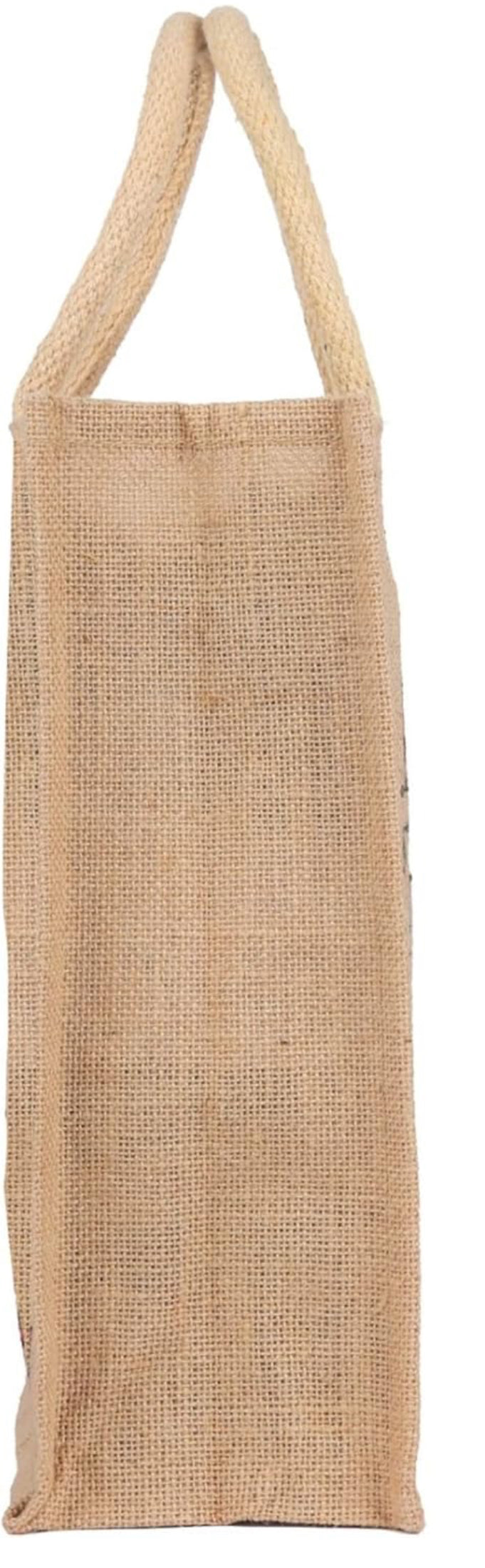 Blush Garden Bloom Jute Tote