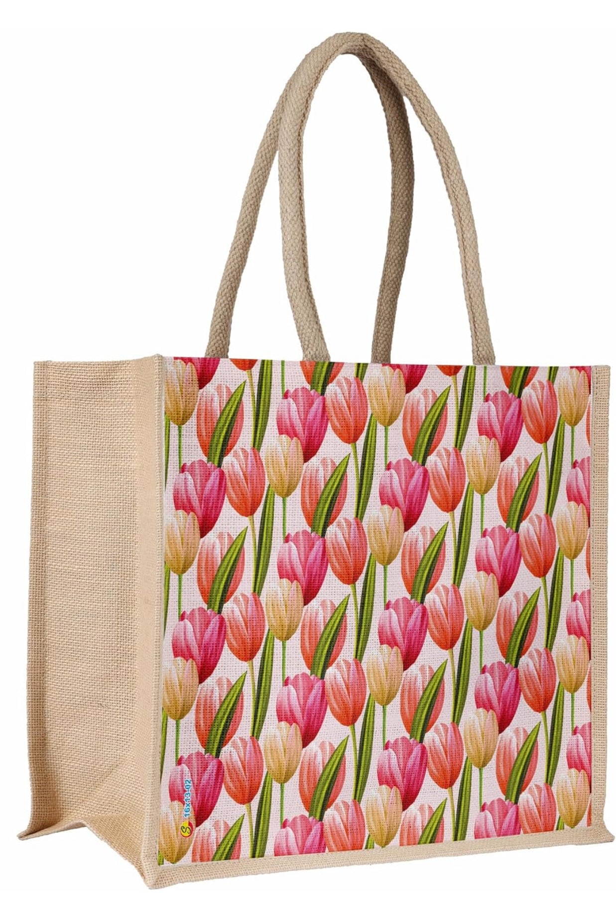 Tulip Bloom Eco-Friendly Jute Bag