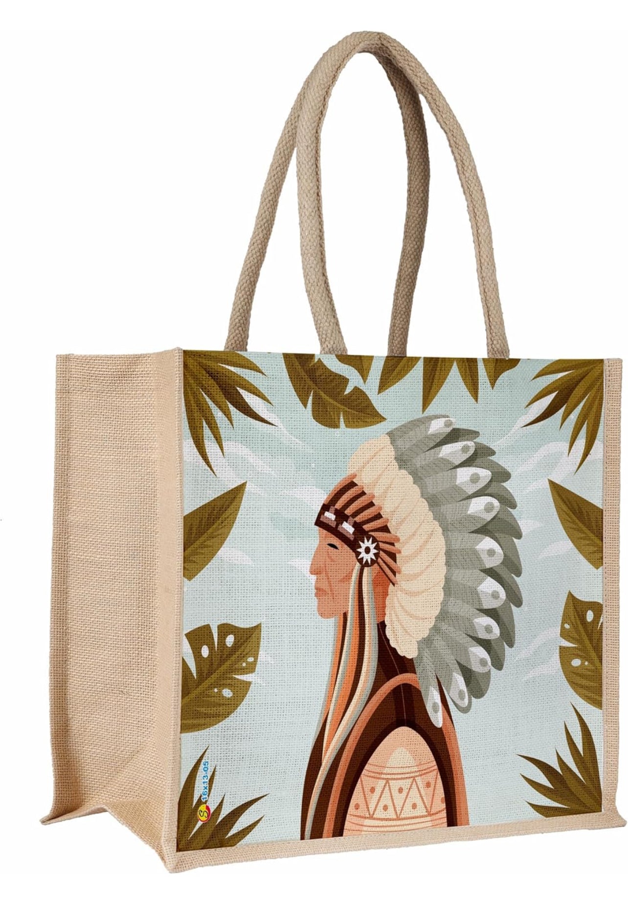 Native Heritage Design Jute tote