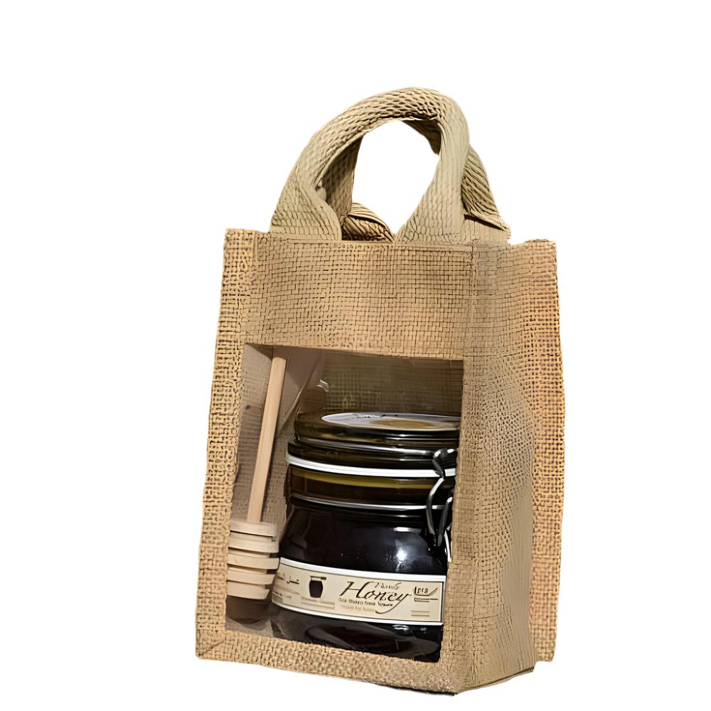 Jute Single Jar Bag
